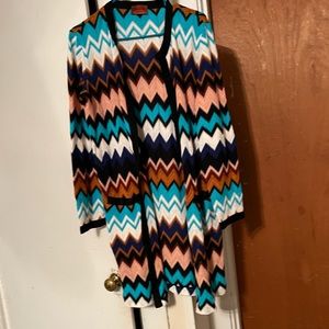 Missoni Long Open Front Sweater
